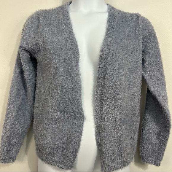 Haute Monde sweater, size large,  eyelash lavender open sweater - Picture 1 of 10